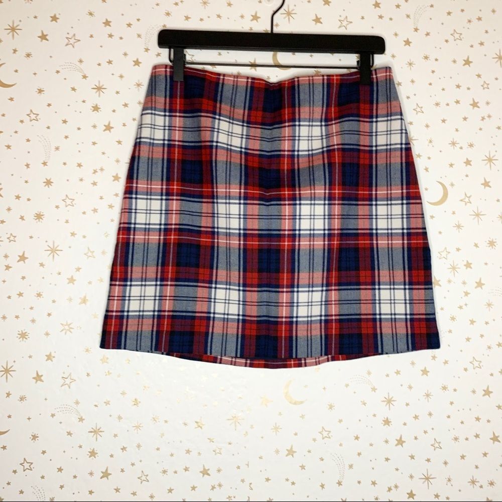 Vineyard Vines Wool Plaid Skirt, Women’s Size 6